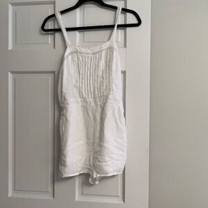 Women’s White Lace Romper